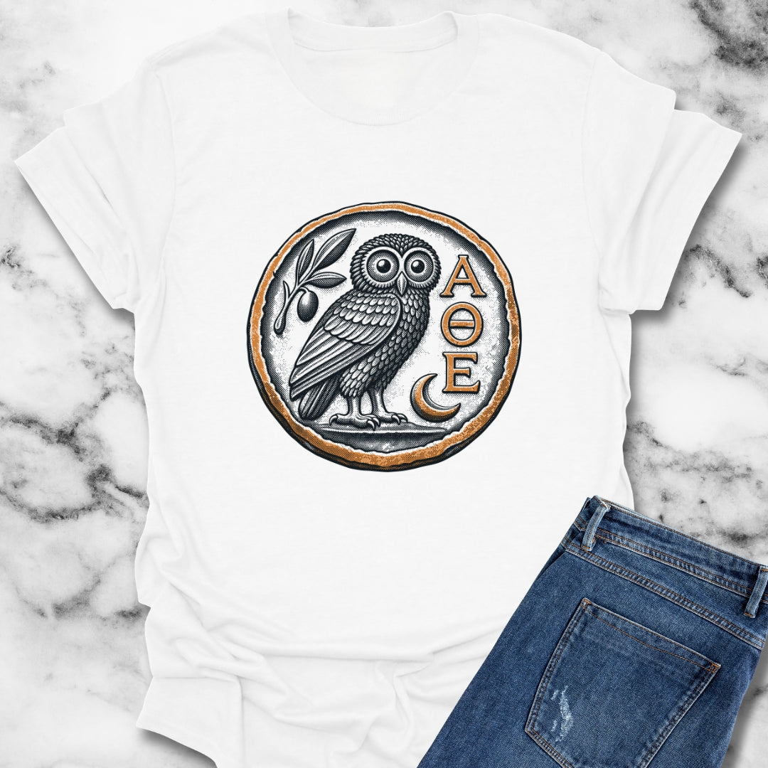 Athens Owl Coin T-Shirt
