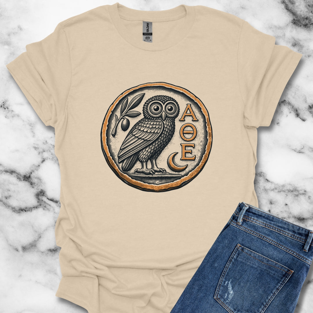 Athens Owl Coin T-Shirt