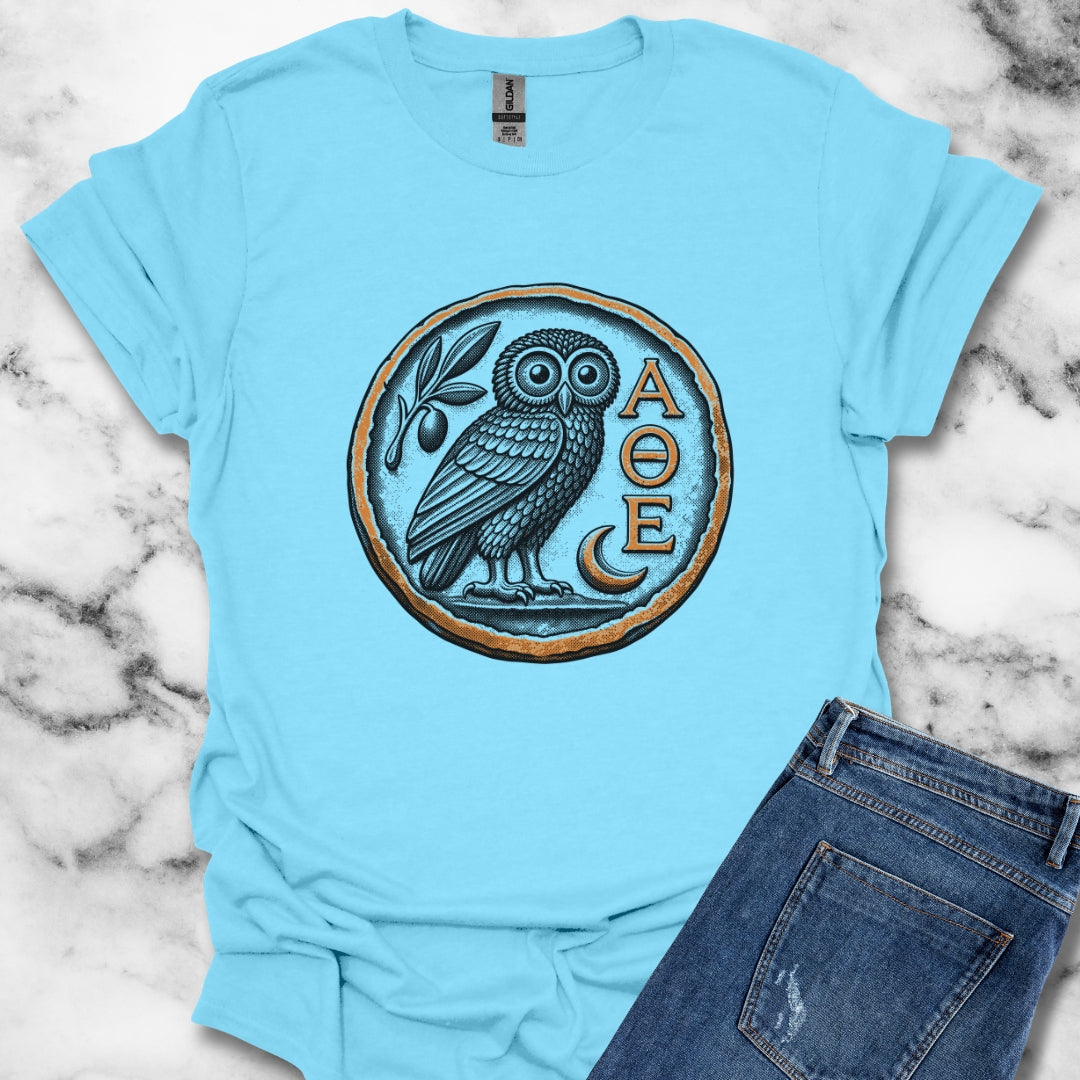 Athens Owl Coin T-Shirt