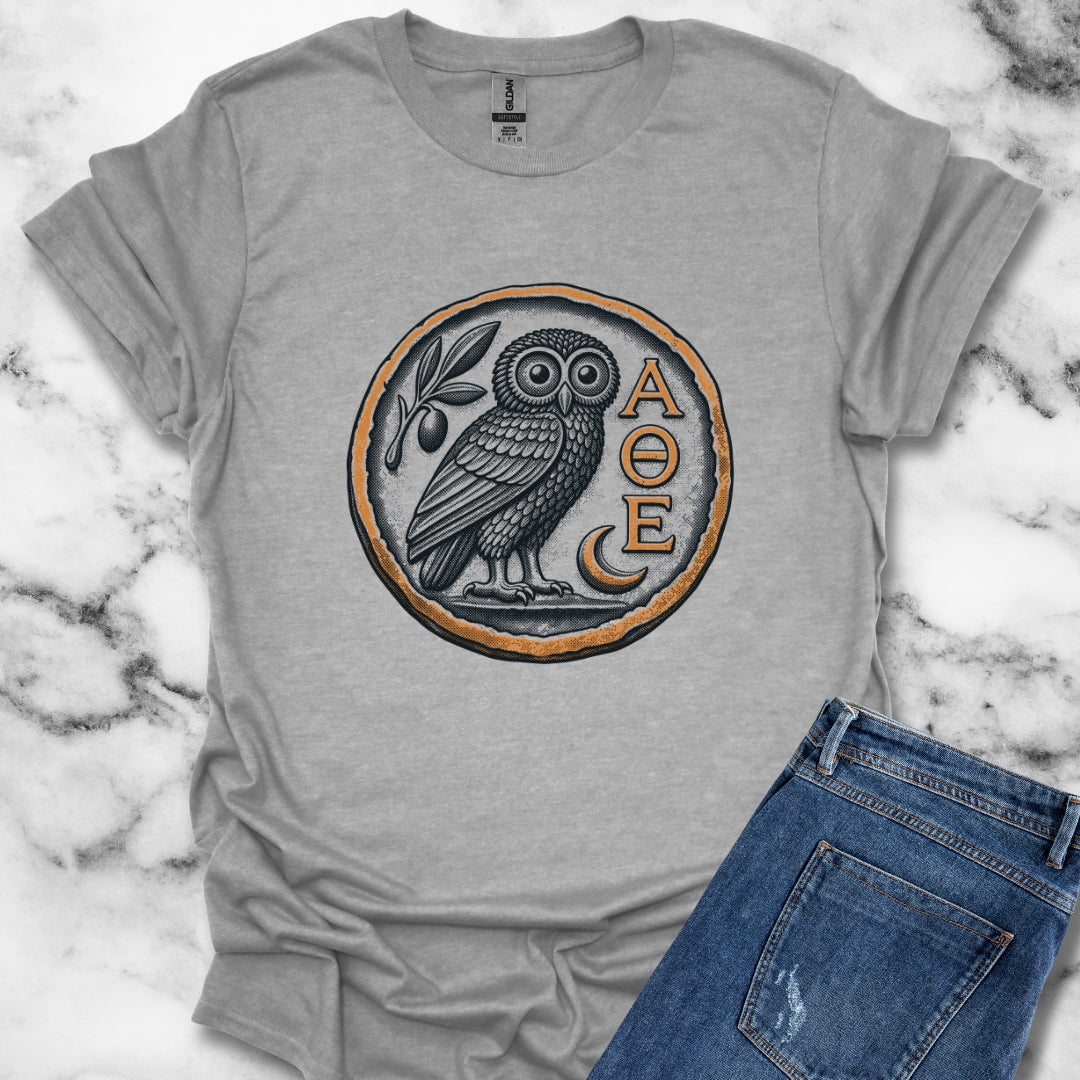 Athens Owl Coin T-Shirt