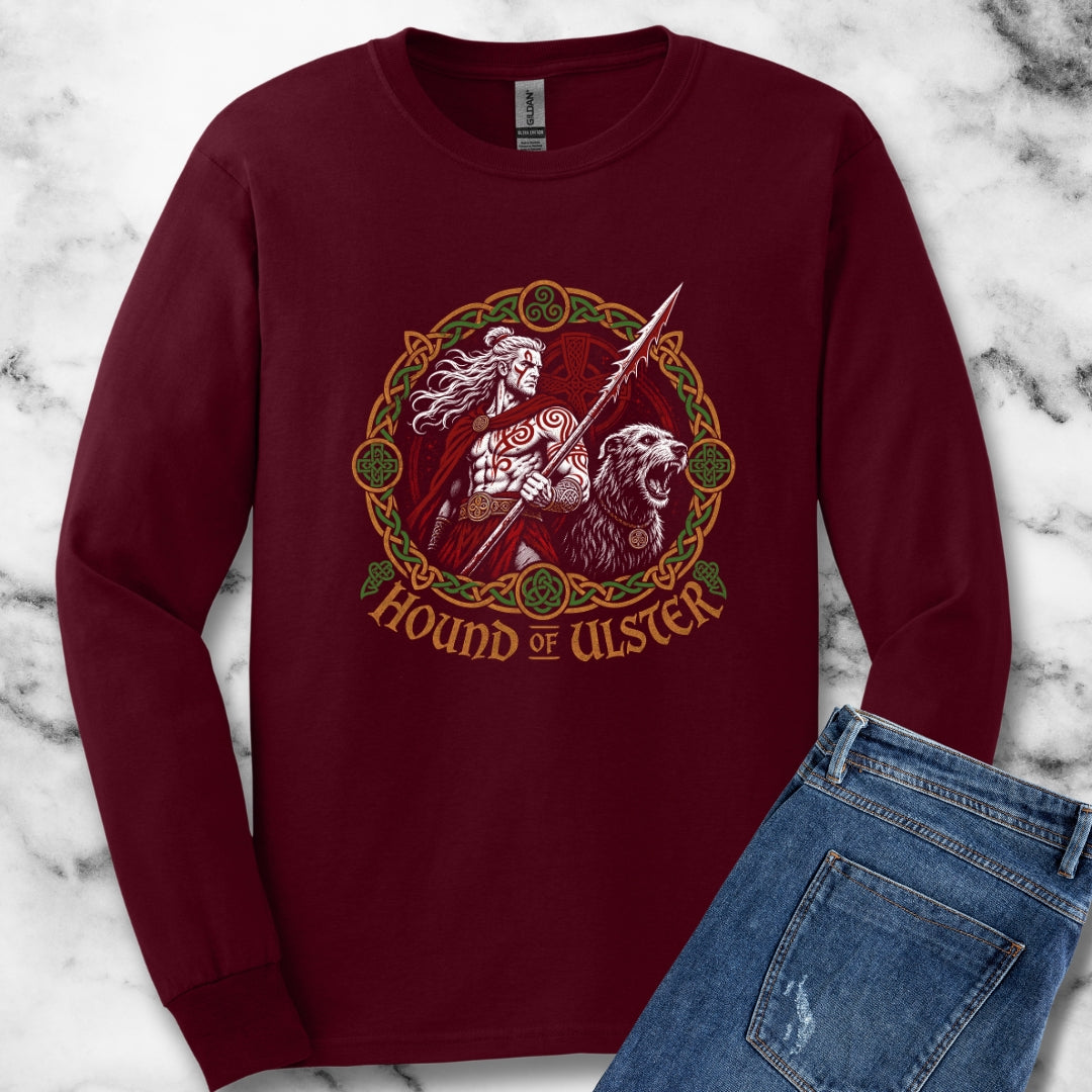 Hound of Ulster Cu Chulainn Unisex Long Sleeve Tee