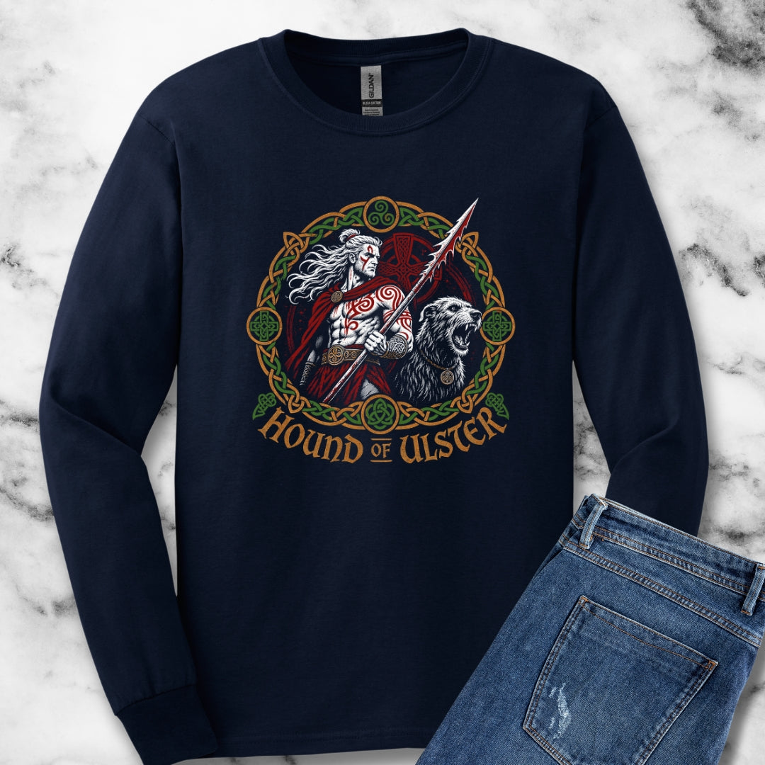 Hound of Ulster Cu Chulainn Unisex Long Sleeve Tee