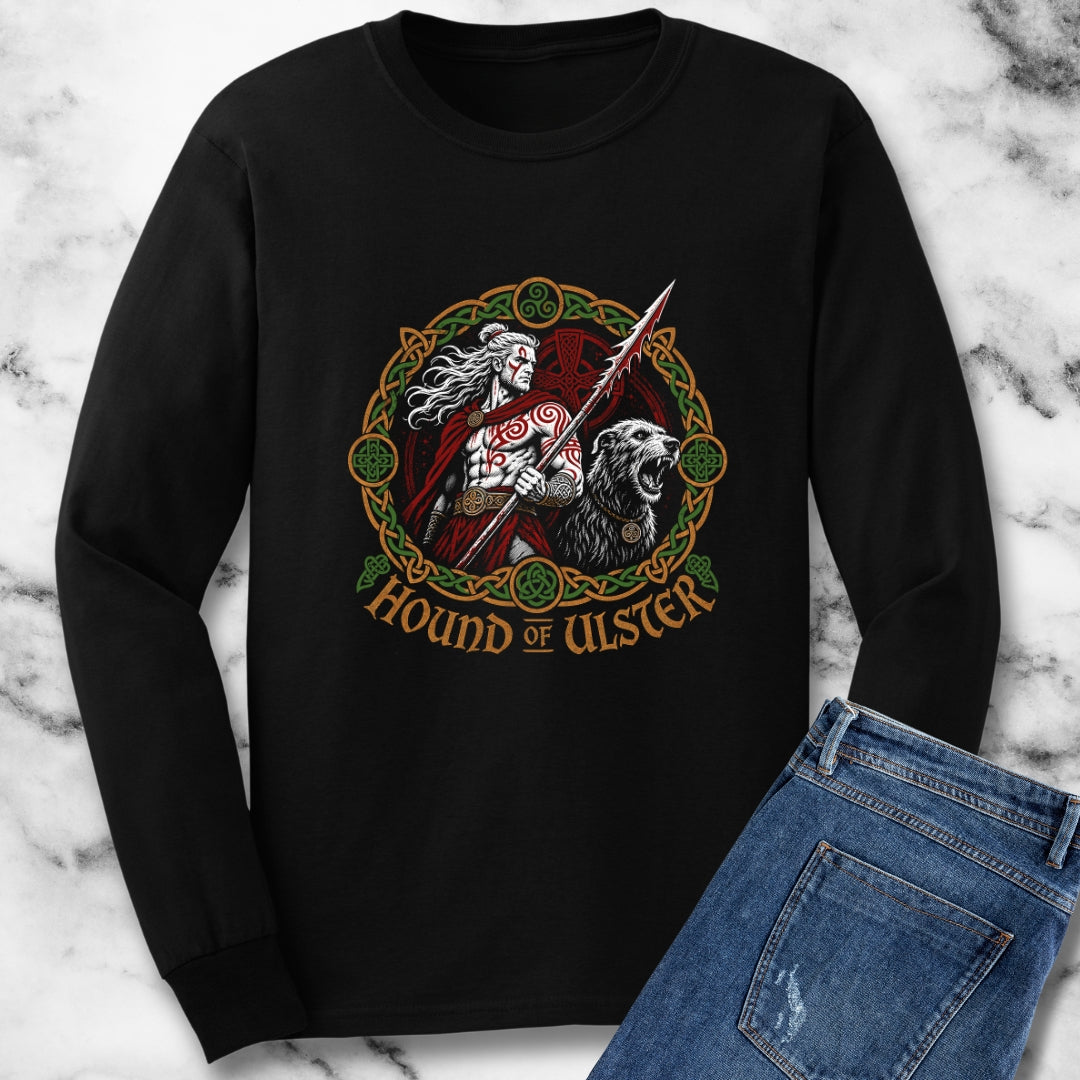 Hound of Ulster Cu Chulainn Unisex Long Sleeve Tee