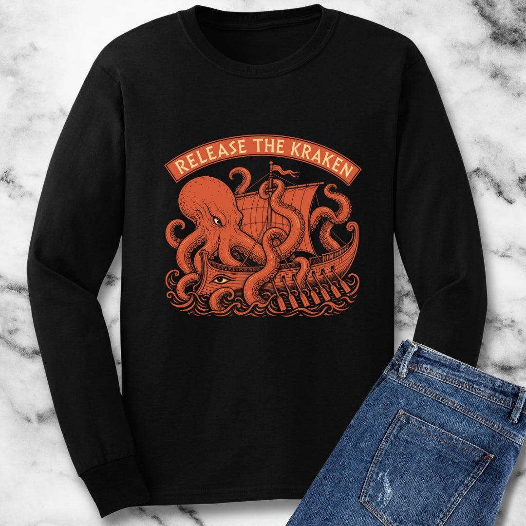 Release the Kraken Unisex Long Sleeve Tee