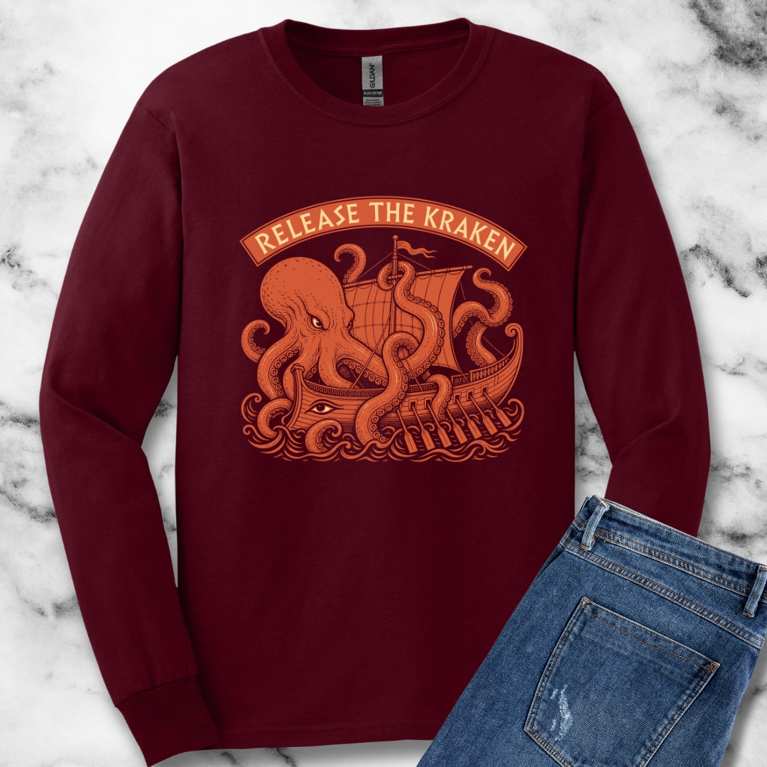 Release the Kraken Unisex Long Sleeve Tee