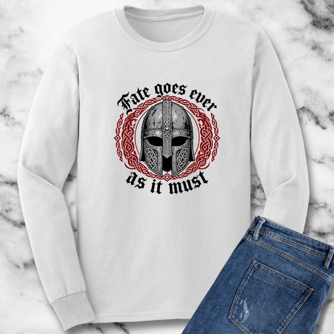 Beowulf Fate Goes As Must Unisex Long Sleeve Tee