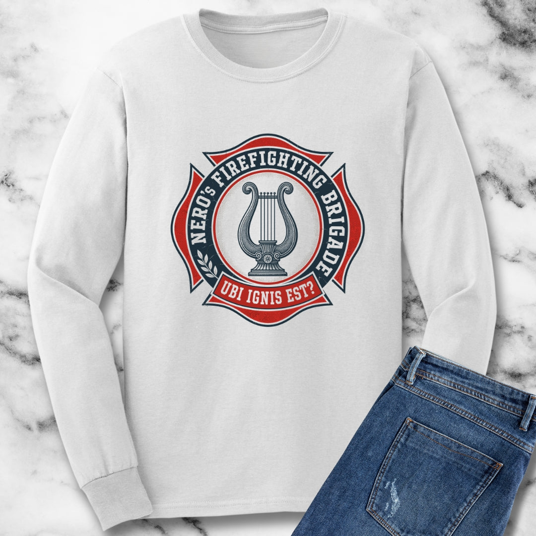 Emperor Nero's Fire fighting Brigade Unisex Long Sleeve Tee