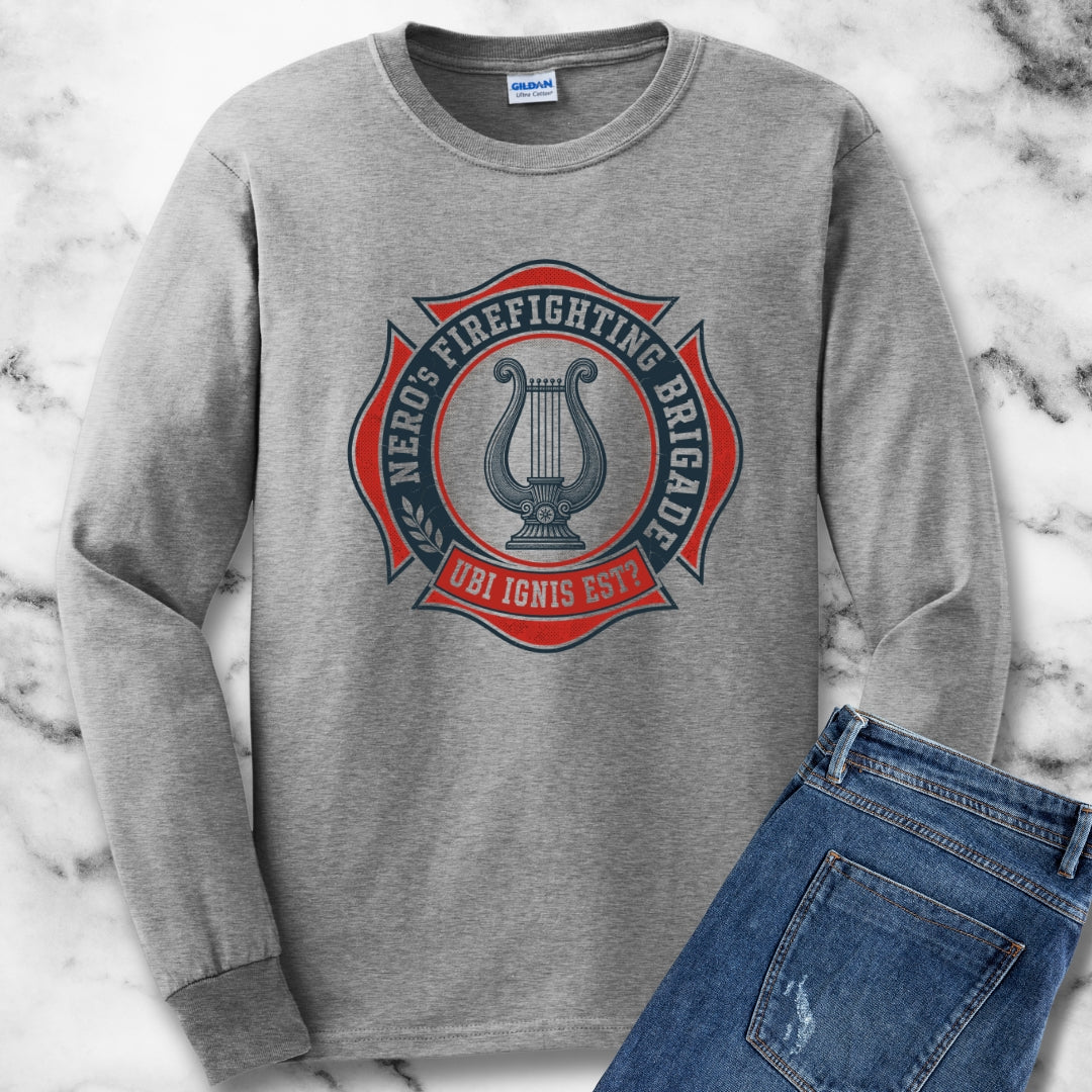 Emperor Nero's Fire fighting Brigade Unisex Long Sleeve Tee