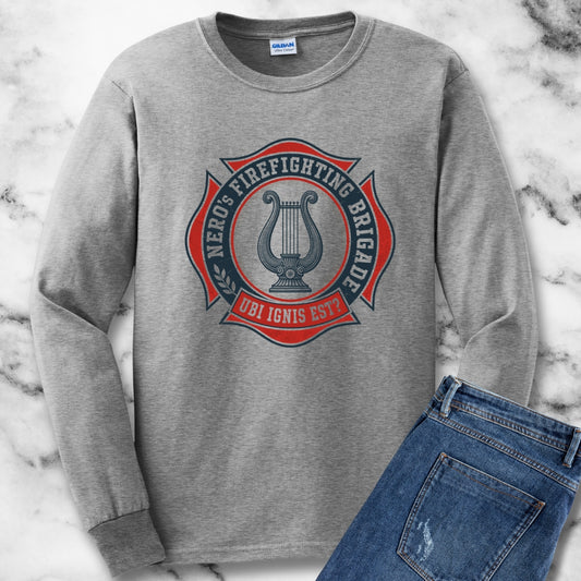 Emperor Nero's Fire fighting Brigade Unisex Long Sleeve Tee