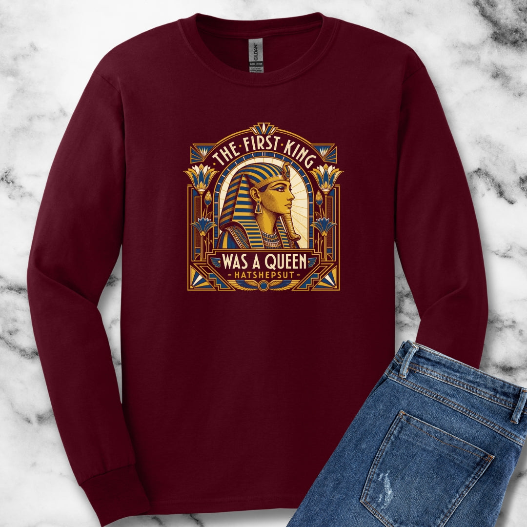 Hatshepsut First King of Egypt Unisex Long Sleeve Tee