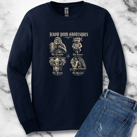 Know Your Grotesques Unisex Long Sleeve Tee
