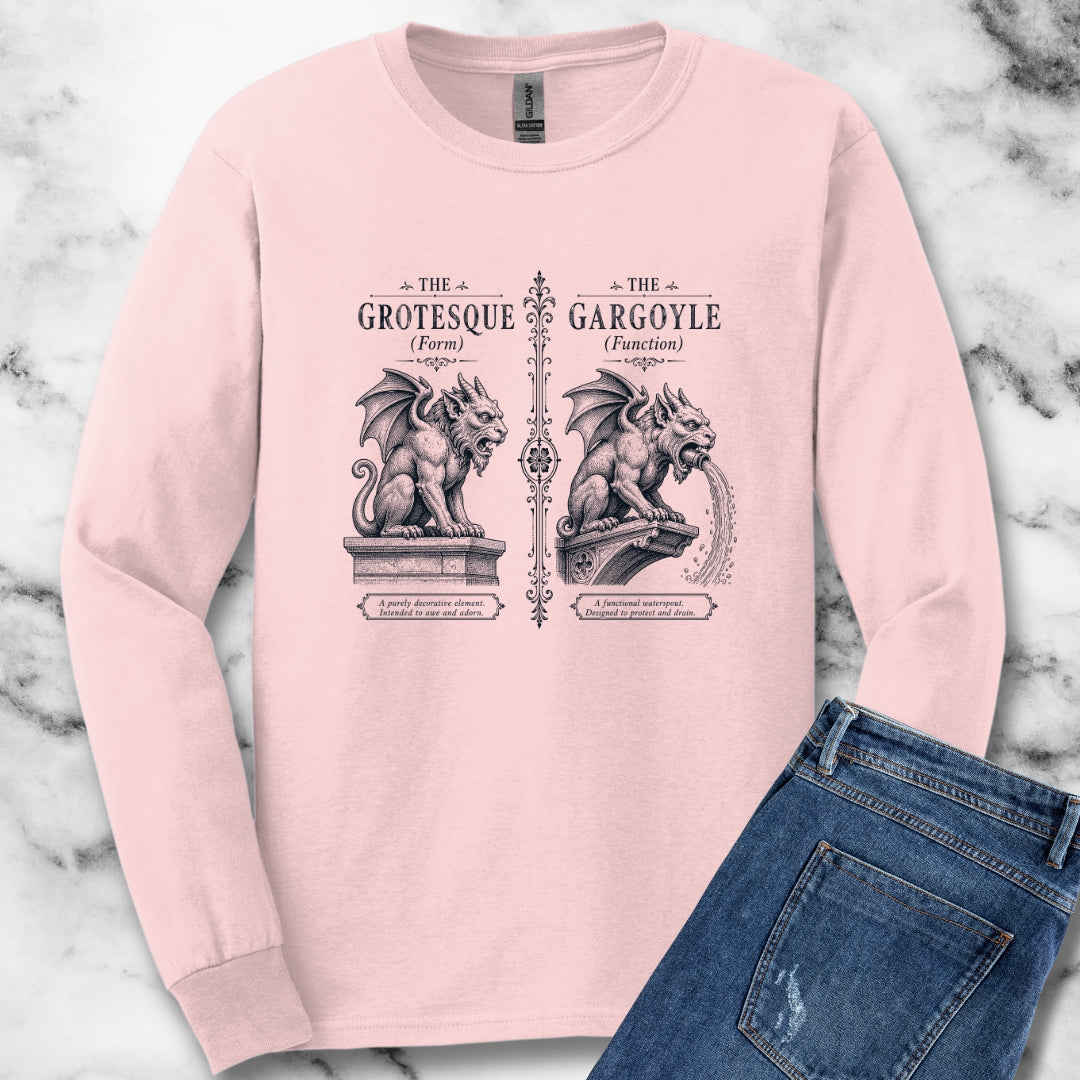 Gargoyle vs Grotesque Unisex Long Sleeve Tee