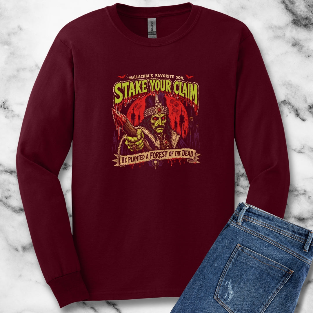 Psychobilly Vlad Tepes Unisex Long Sleeve Tee