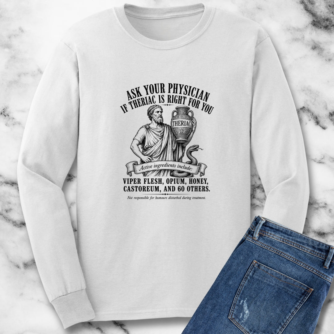 Doctor Galen Theriac Ad Unisex Long Sleeve Tee