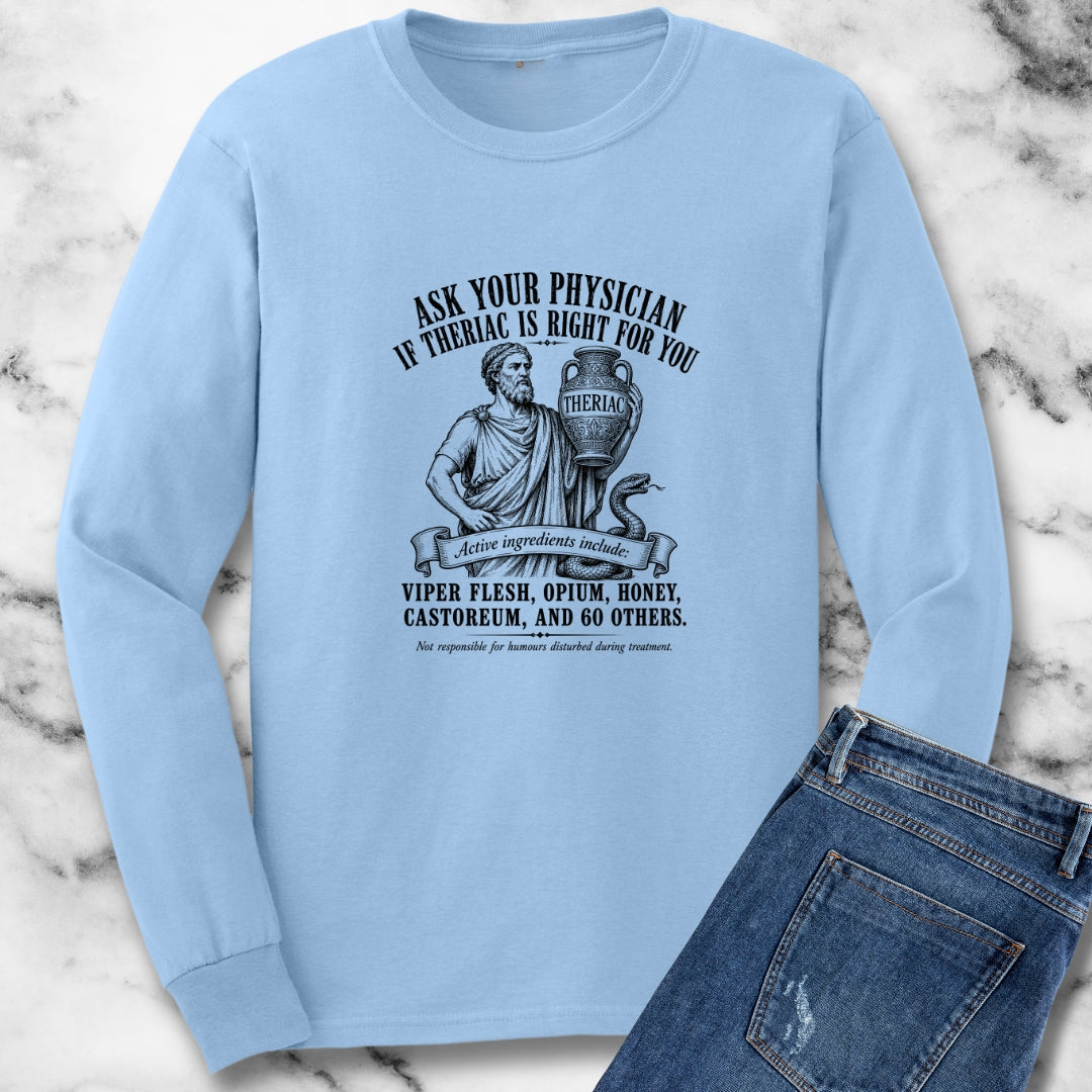 Doctor Galen Theriac Ad Unisex Long Sleeve Tee