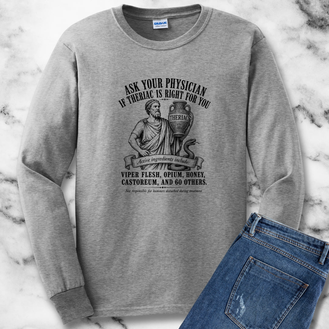 Doctor Galen Theriac Ad Unisex Long Sleeve Tee
