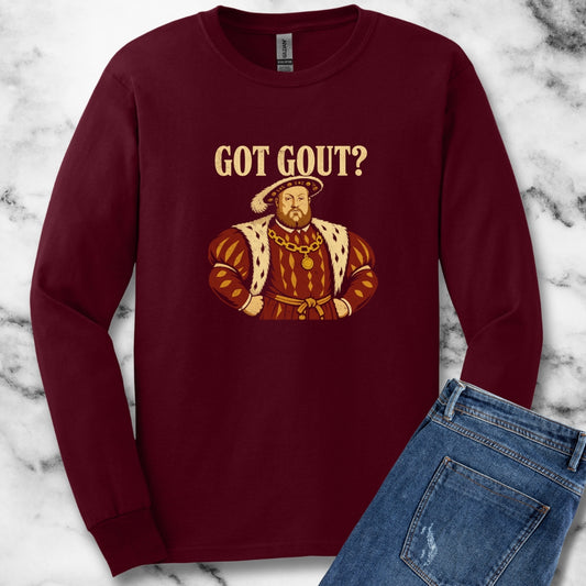 Got Gout Henry VIII Unisex Long Sleeve Tee