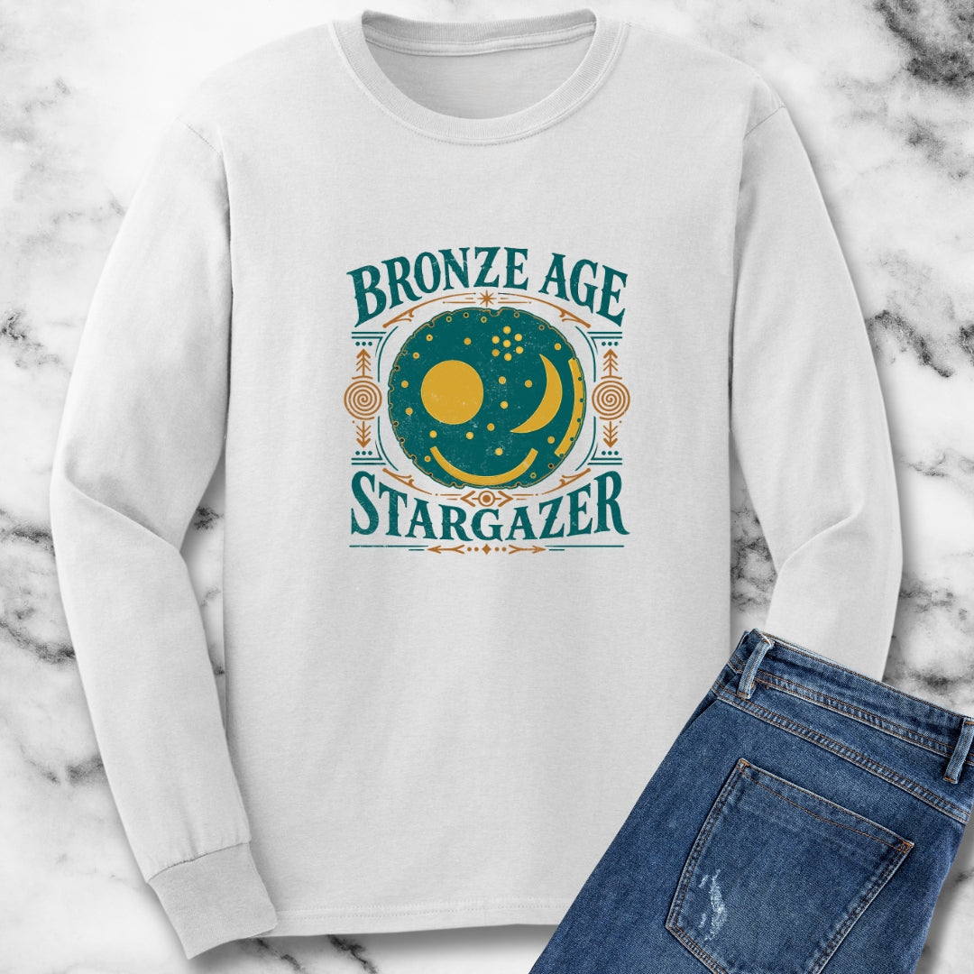 Nebra Disk Bronze Age Stargazer Unisex Long Sleeve Tee