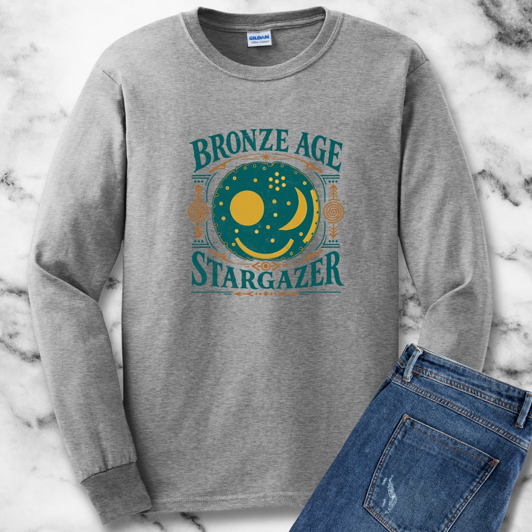 Nebra Disk Bronze Age Stargazer Unisex Long Sleeve Tee