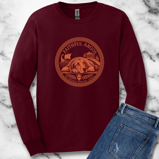 Faithful Argos the Dog Unisex Long Sleeve Tee