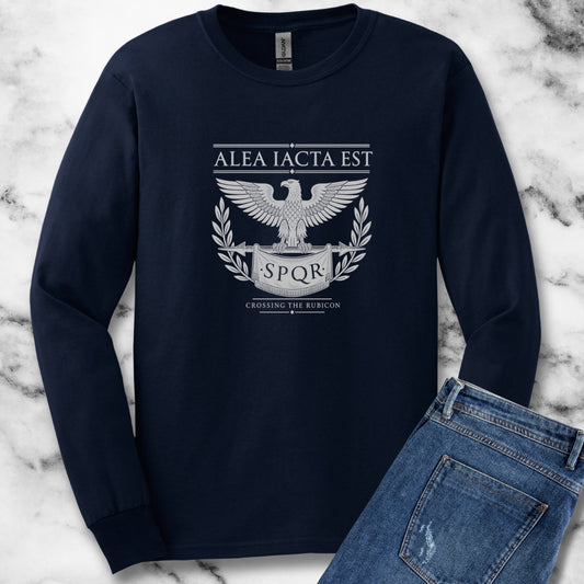 Alea Iacta Est Crossing Rubicon Unisex Long Sleeve Tee