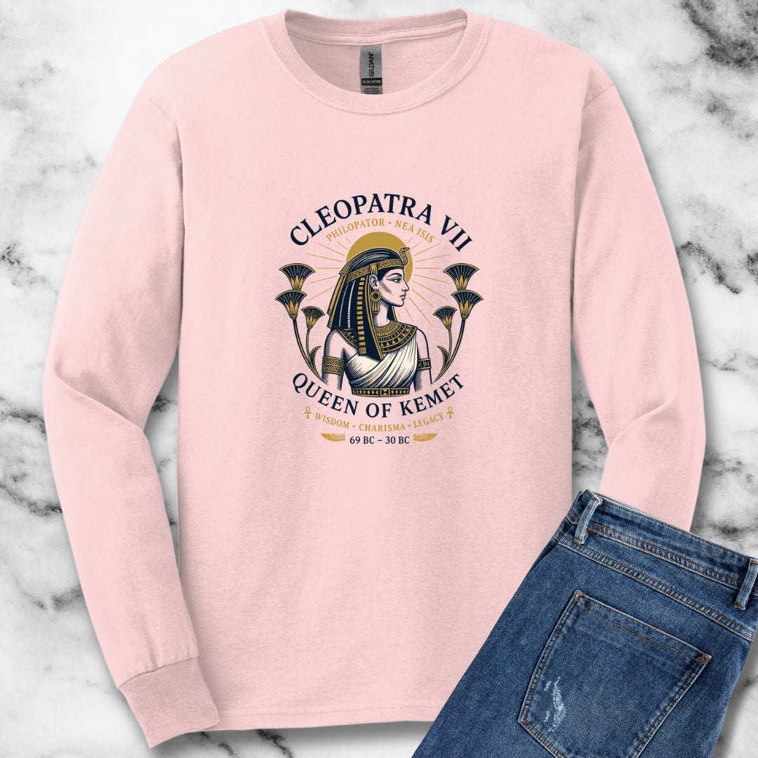 Cleopatra Queen of Kemet Unisex Long Sleeve Tee