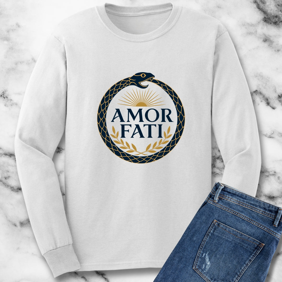 Ouroboros Amor Fati Unisex Long Sleeve Tee