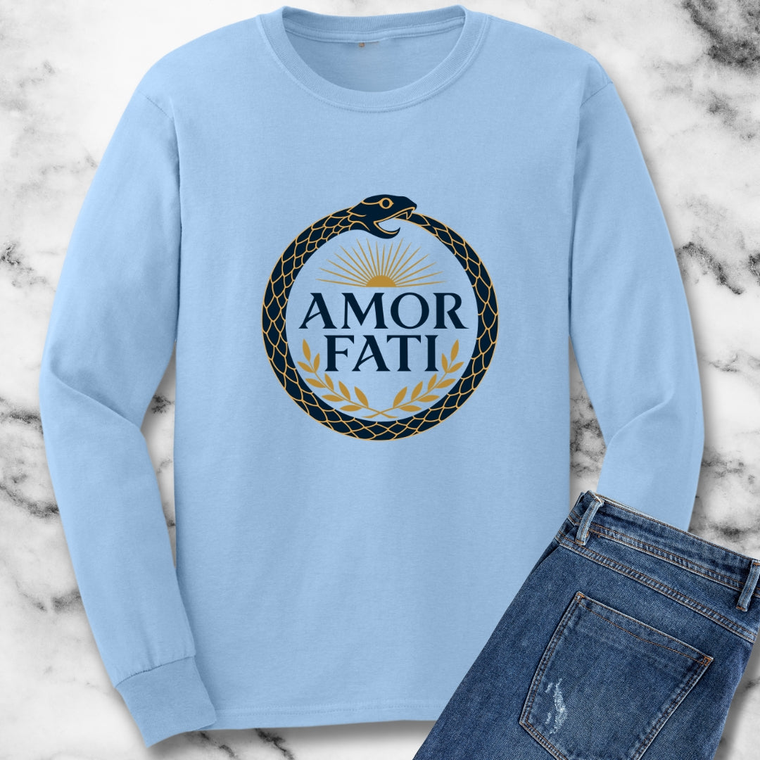 Ouroboros Amor Fati Unisex Long Sleeve Tee