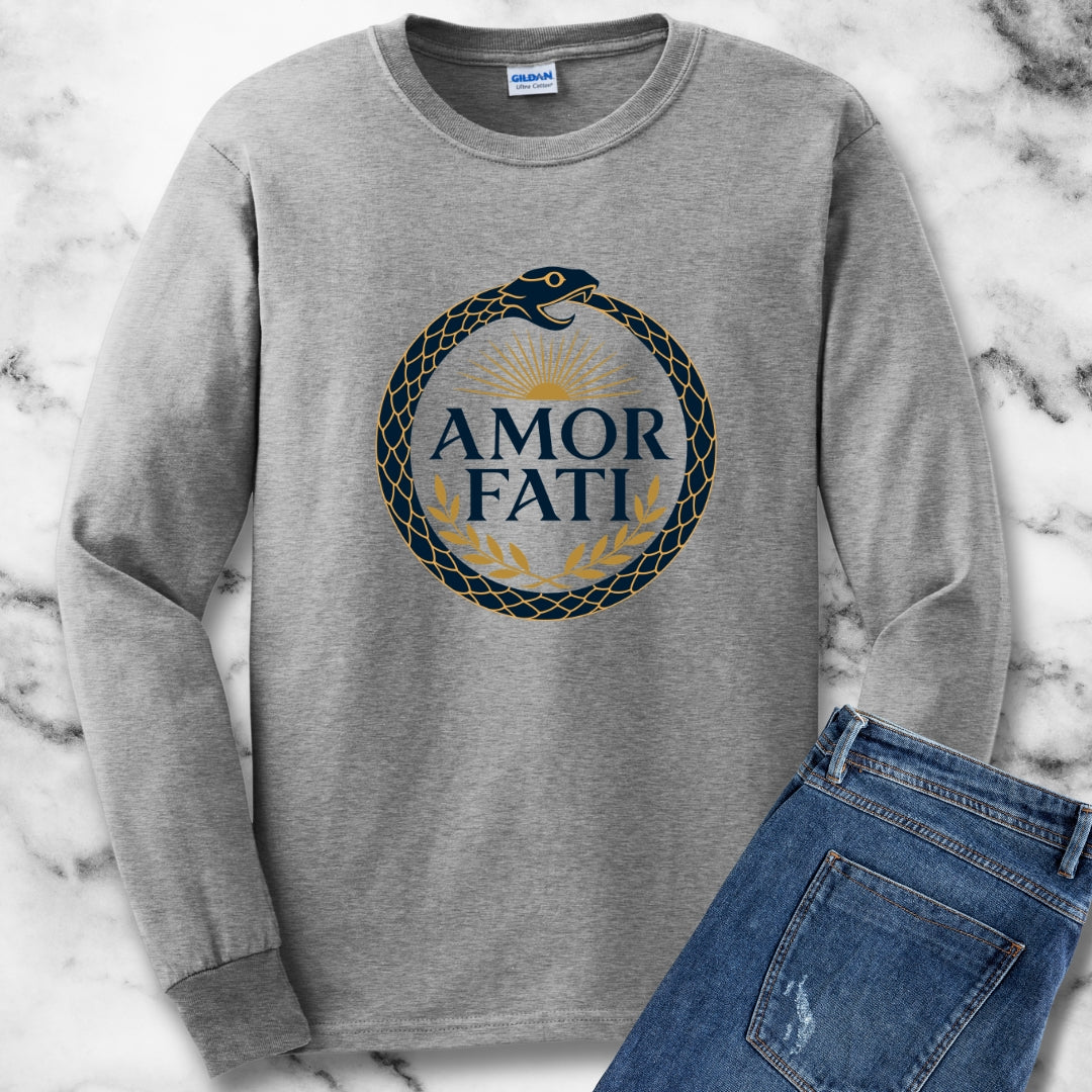 Ouroboros Amor Fati Unisex Long Sleeve Tee