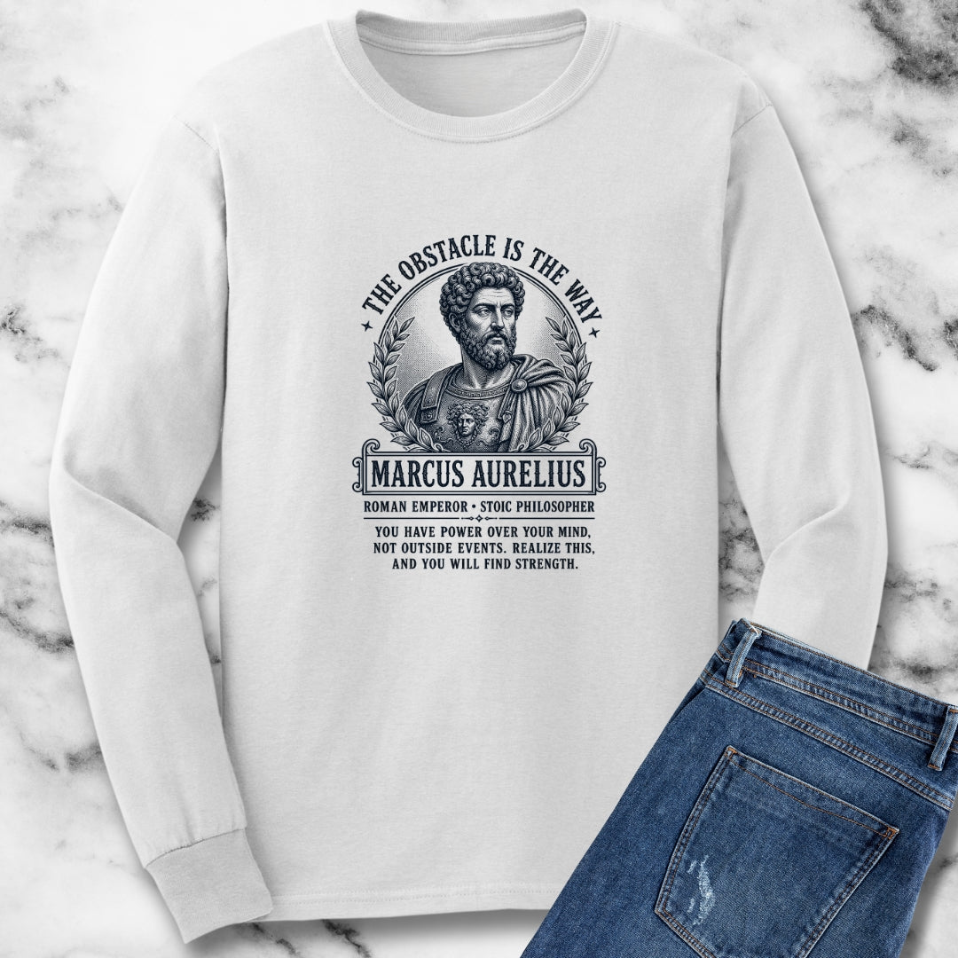 Aurelius Obstacle is the Way Unisex Long Sleeve Tee