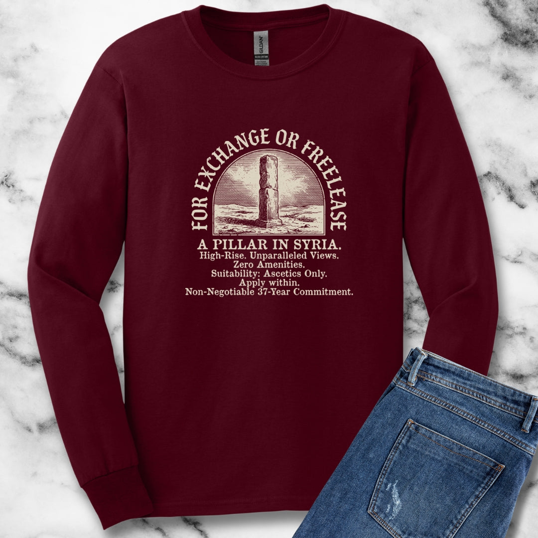 Saint Simeon Stylites Real Estate Listing Unisex Long Sleeve Tee