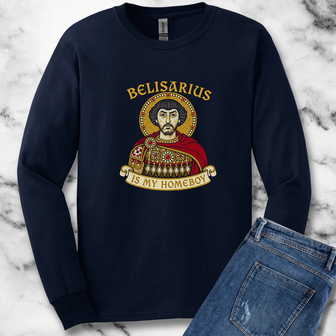 Belisarius is My Homeboy Mosaic Unisex Long Sleeve Tee