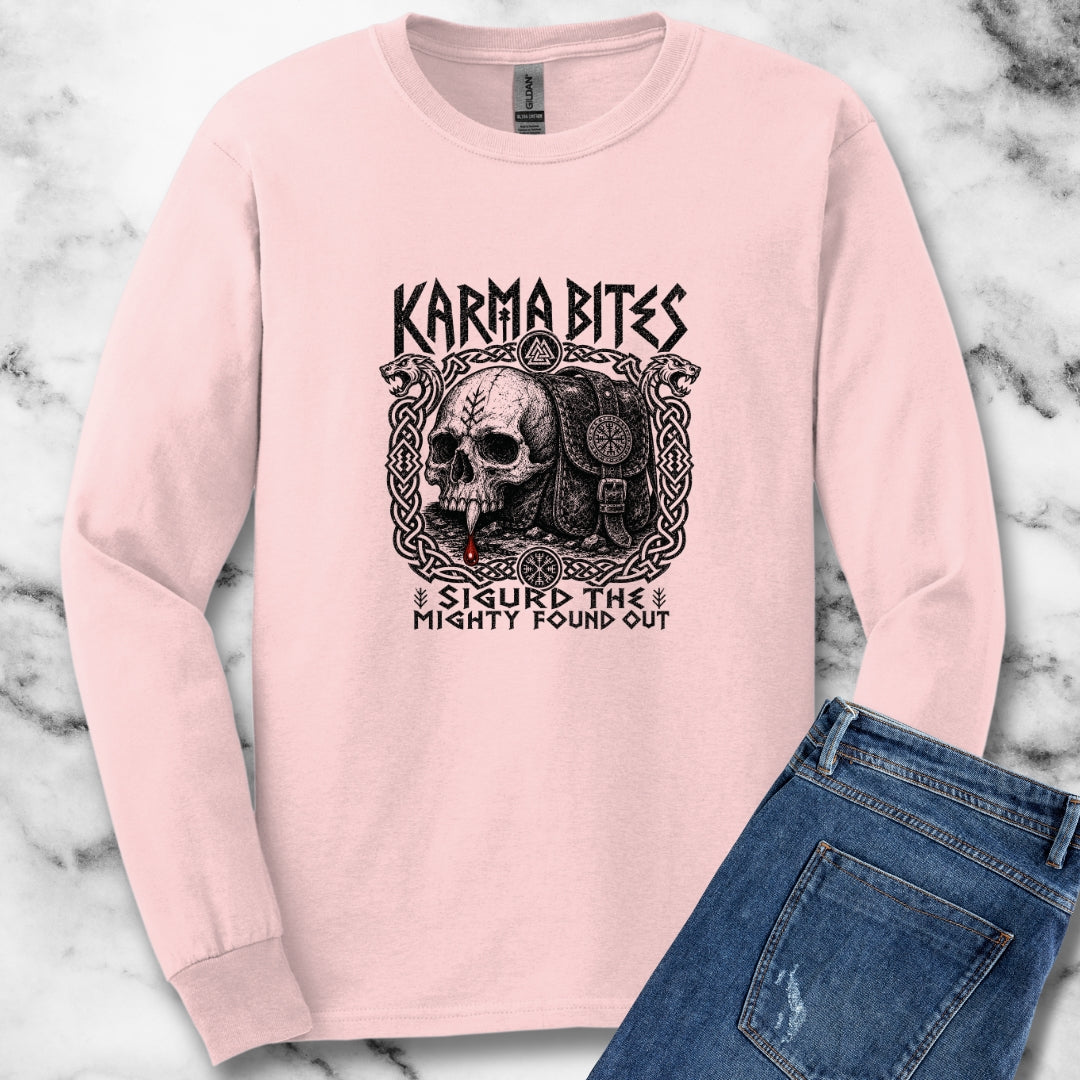 Karma Bites Sigurd the Mighty Unisex Long Sleeve Tee