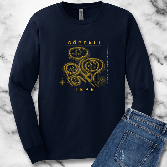 GÖBEKLI TEPE Ground Plan Unisex Long Sleeve Tee