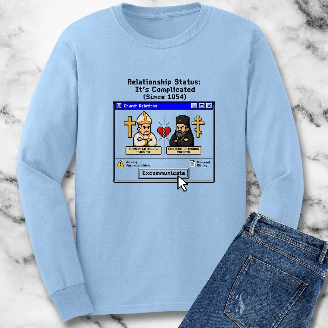 Great Schism 8 Bit Relationship Status Unisex Long Sleeve Tee