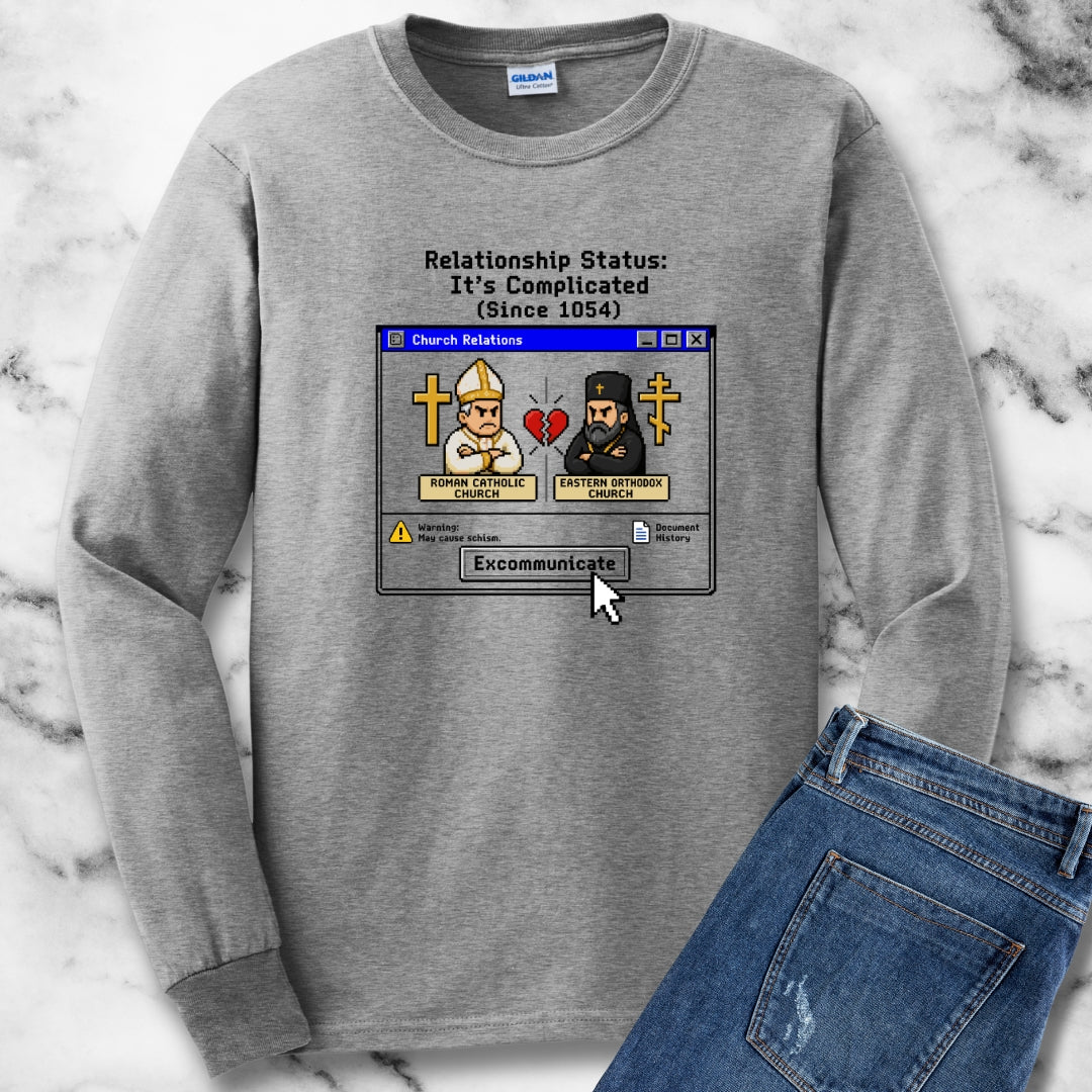 Great Schism 8 Bit Relationship Status Unisex Long Sleeve Tee