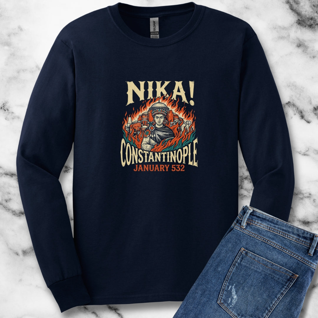 Nika Riots Constantinople Unisex Long Sleeve Tee