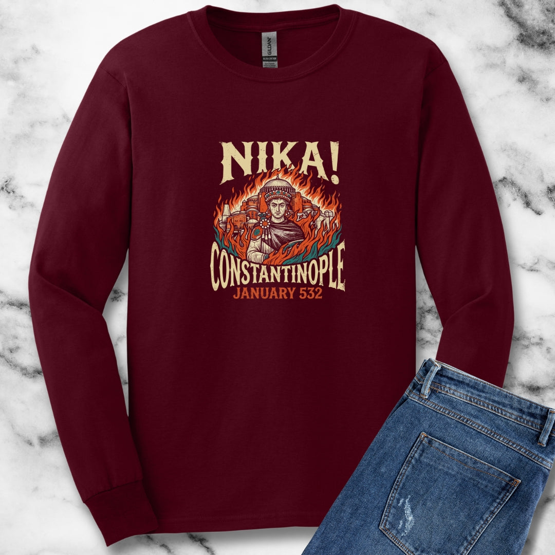 Nika Riots Constantinople Unisex Long Sleeve Tee