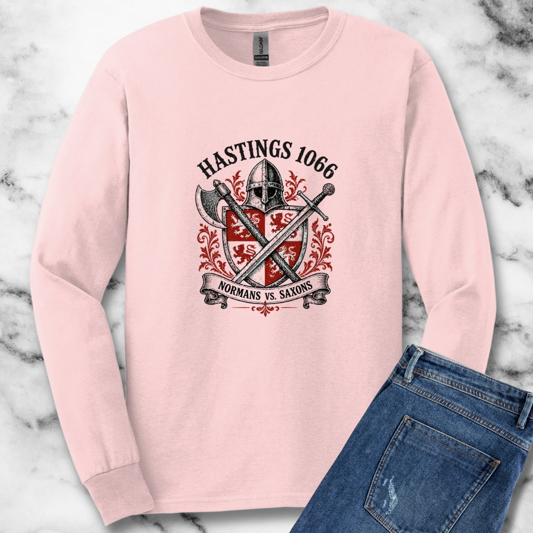 Battle of Hastings — Normans vs Saxons Unisex Long Sleeve Tee