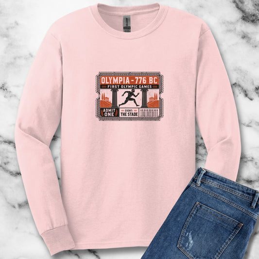 First Greek Olympics Ticket Unisex Long Sleeve Tee