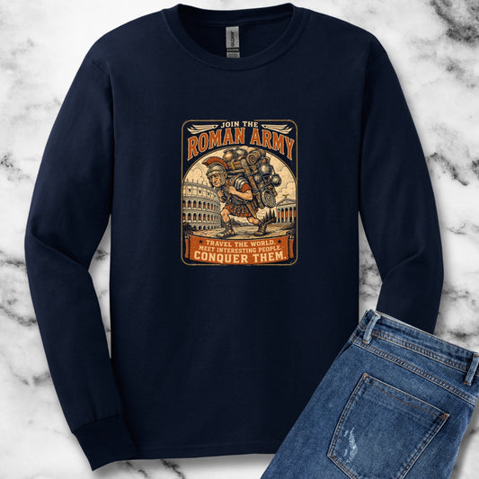 Roman Army Recruitment Unisex Long Sleeve Tee