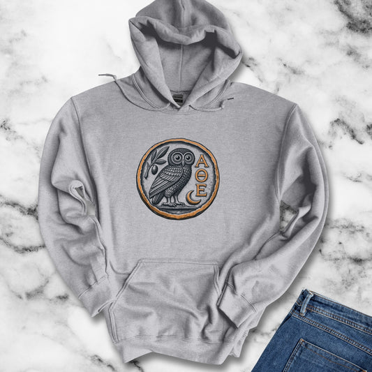 Athens Owl Coin Hoodie