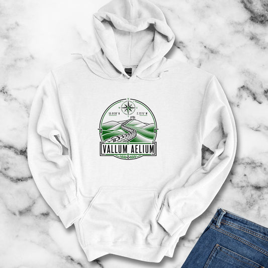 Vallum Aelium Hadrian's Wall Latin Hoodie