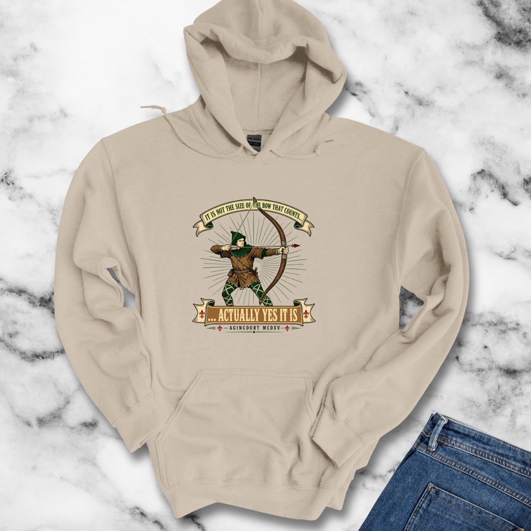 Size of the Bow Agincourt Hoodie