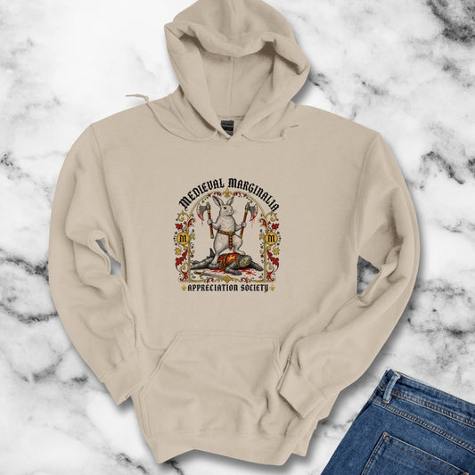 Medieval Marginalia Appreciation Society Rabbit Hoodie