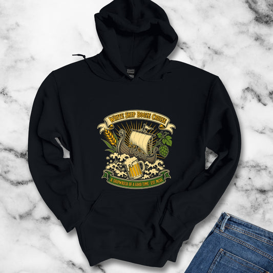 White Ship Booze Cruise Disaster Hoodie