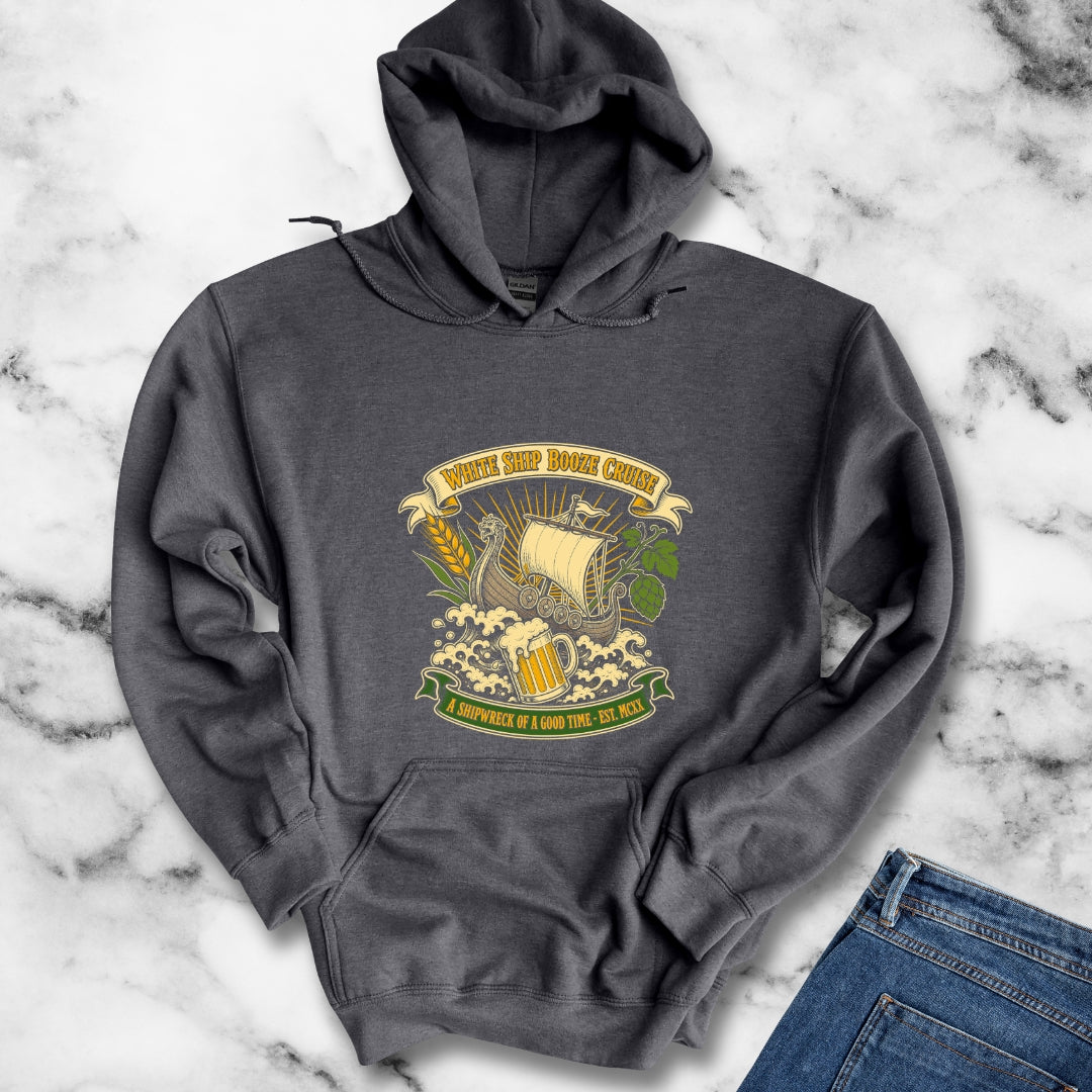 White Ship Booze Cruise Disaster Hoodie