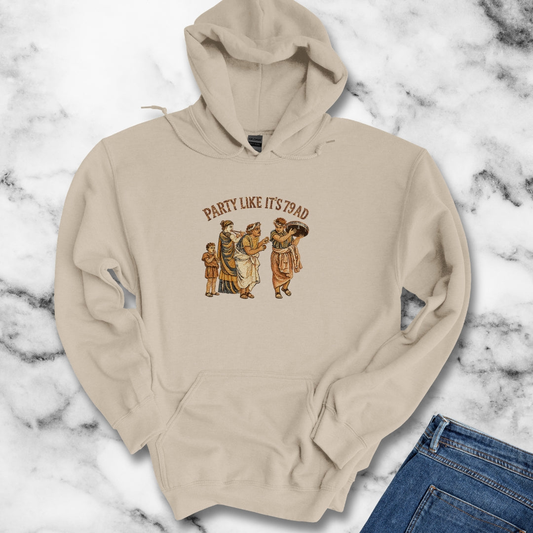 Party Like It's 79 Pompeii Mosaic Hoodie