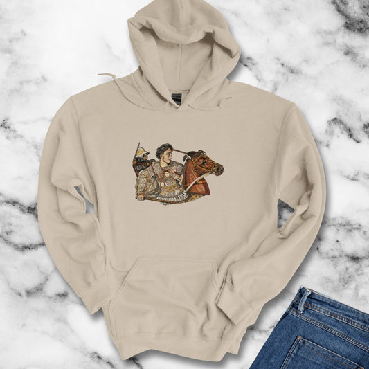 Alexander the Great Pompeii Mosaic Hoodie