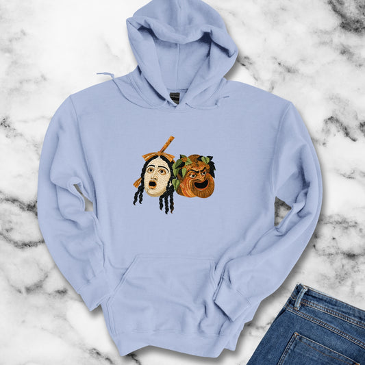 Theatre Masks Pompeii Mosaic Hoodie
